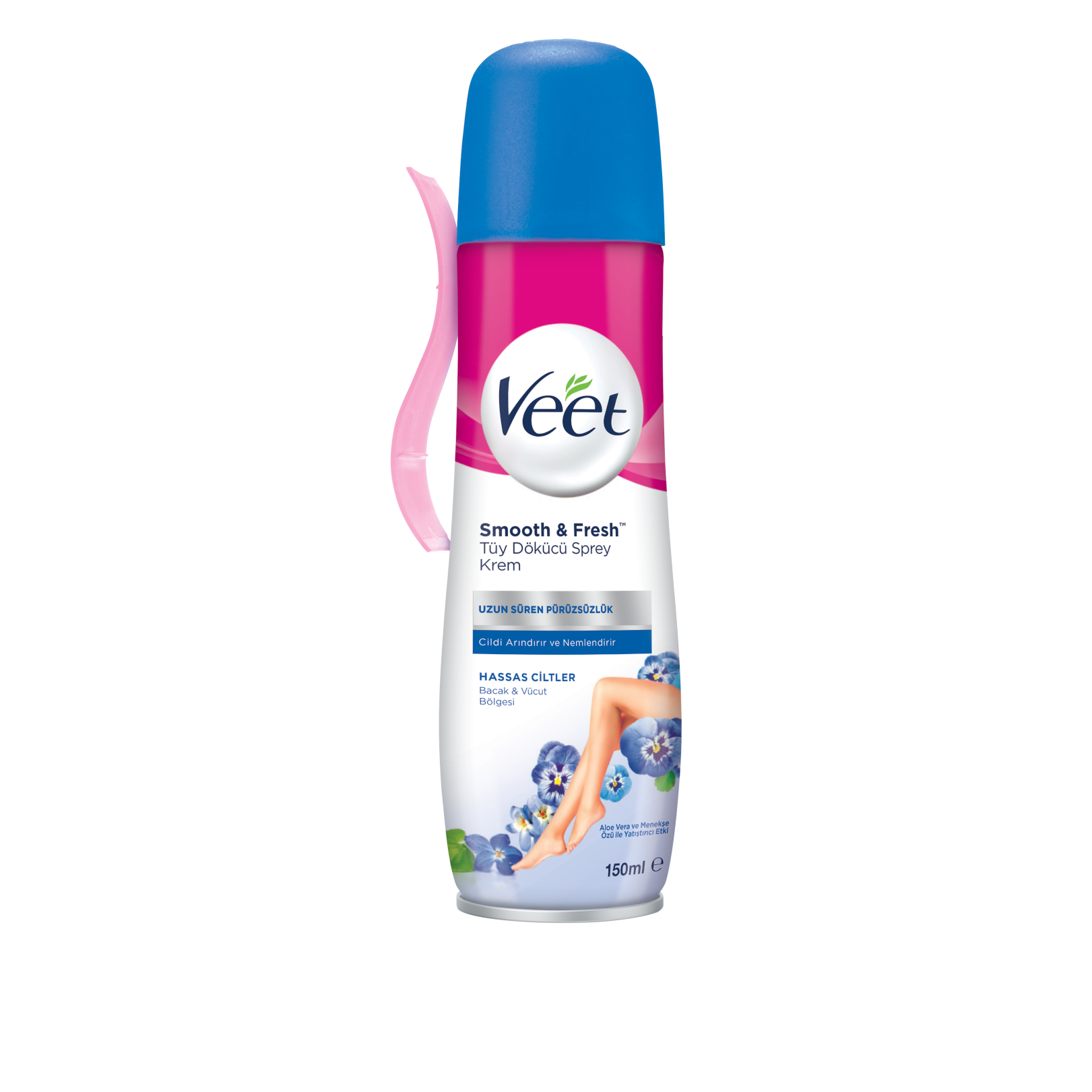 Hassas Ciltler için Veet Tüy Dökücü Sprey 150ml Veet